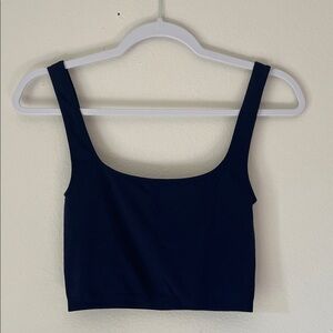 Free People Midnight Blue Crop Top